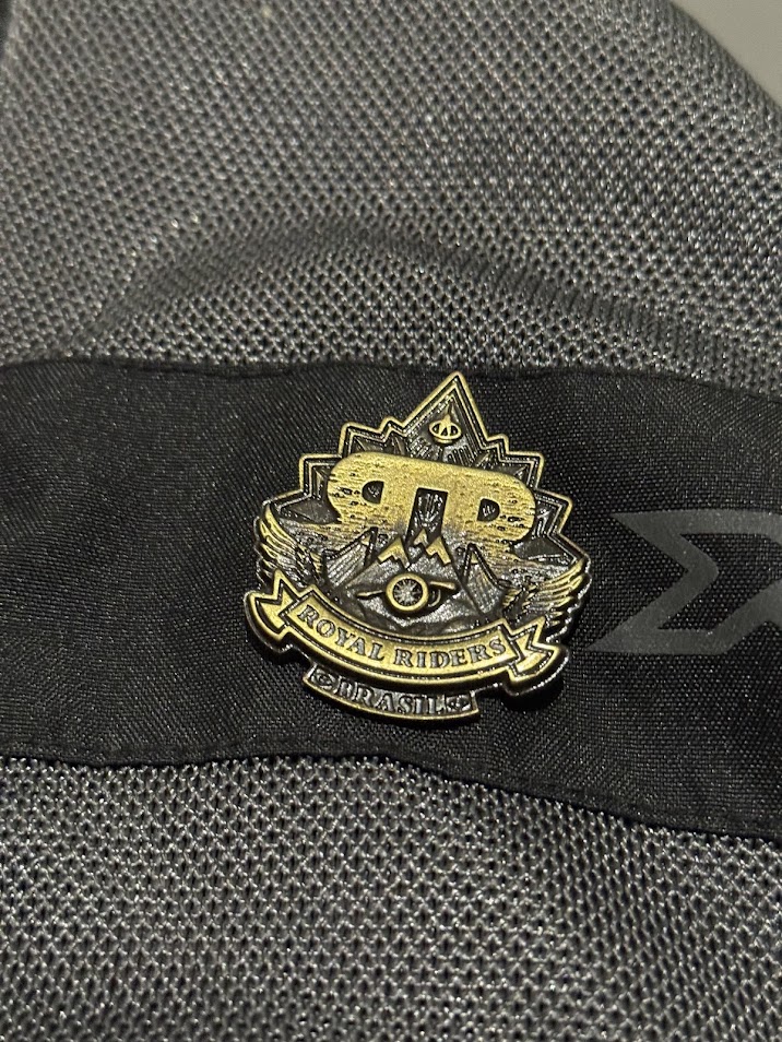 Bottom (Pin) Metalizado Royal Riders Brasil - Imagem 2